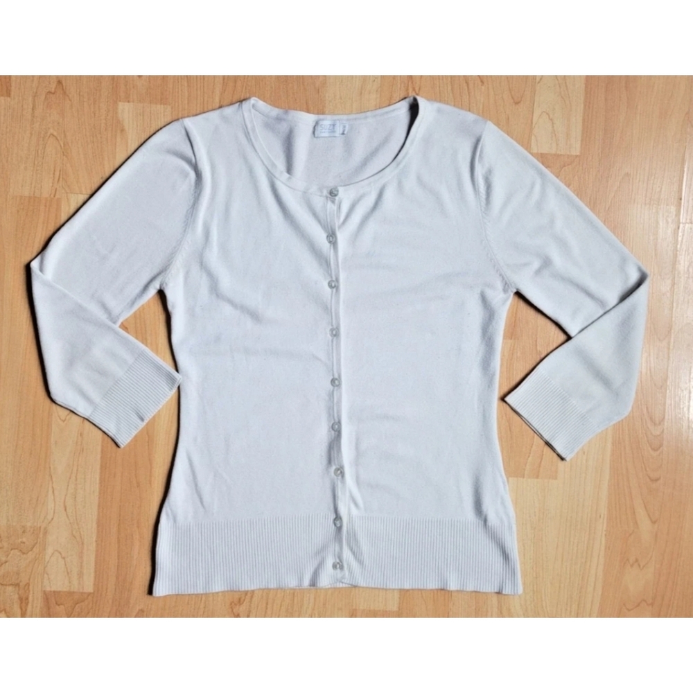 Suzy Shier Y2K 3/4 quarter sleeve cardigan